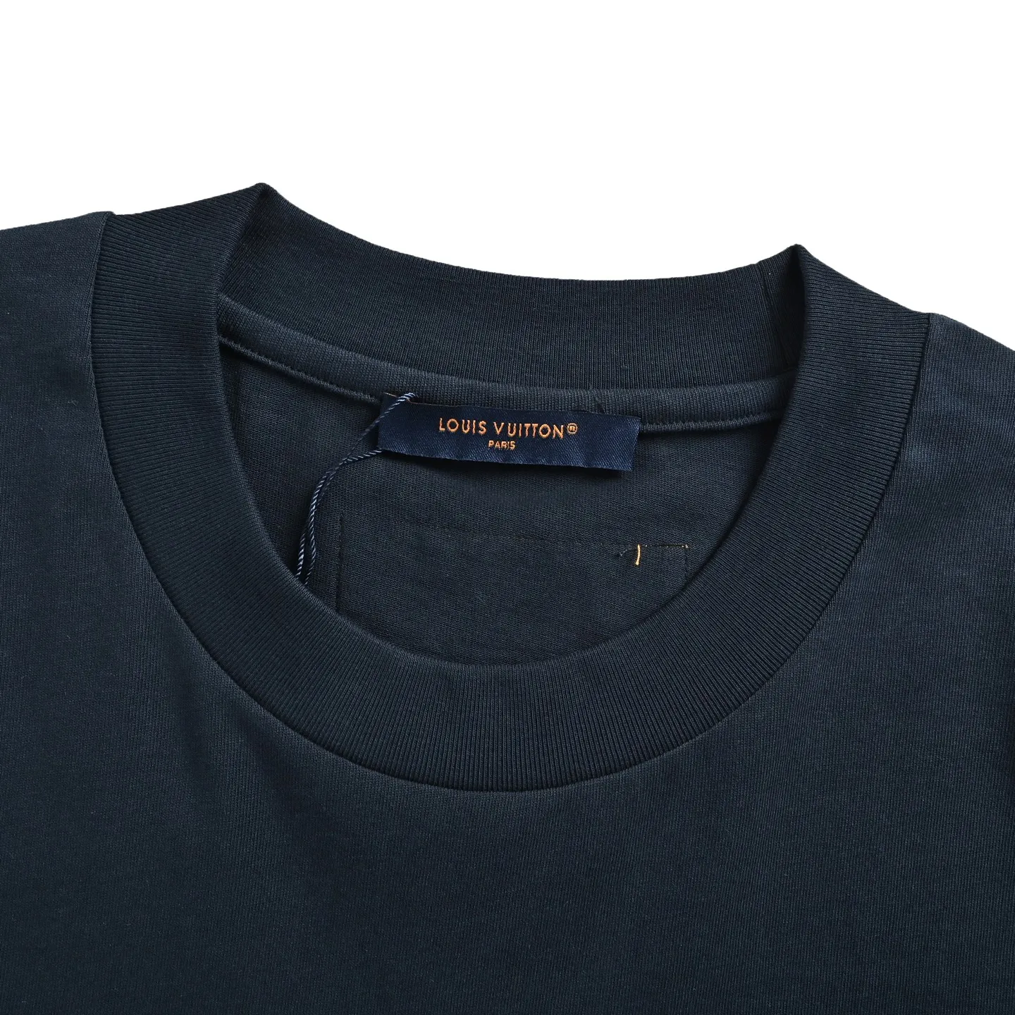 Louis Vuitton/Louis Vuitton oil painting handwritten signature embossed short sleeves
